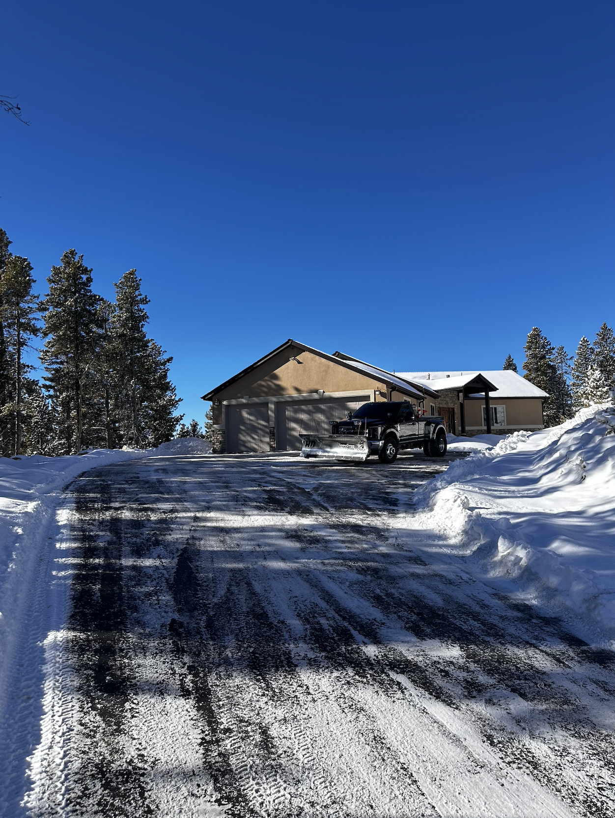 Safe walkways after snow removal