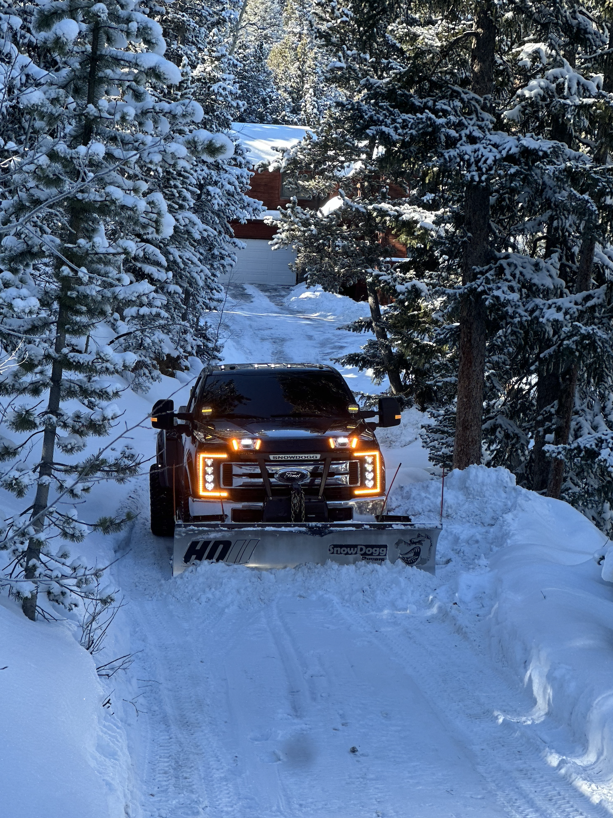 Safe walkways after snow removal